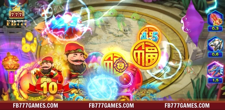 JDB Cai Shen Fishing: Shoot for fortune with Cai Shen bosses, golden fish & big jackpots